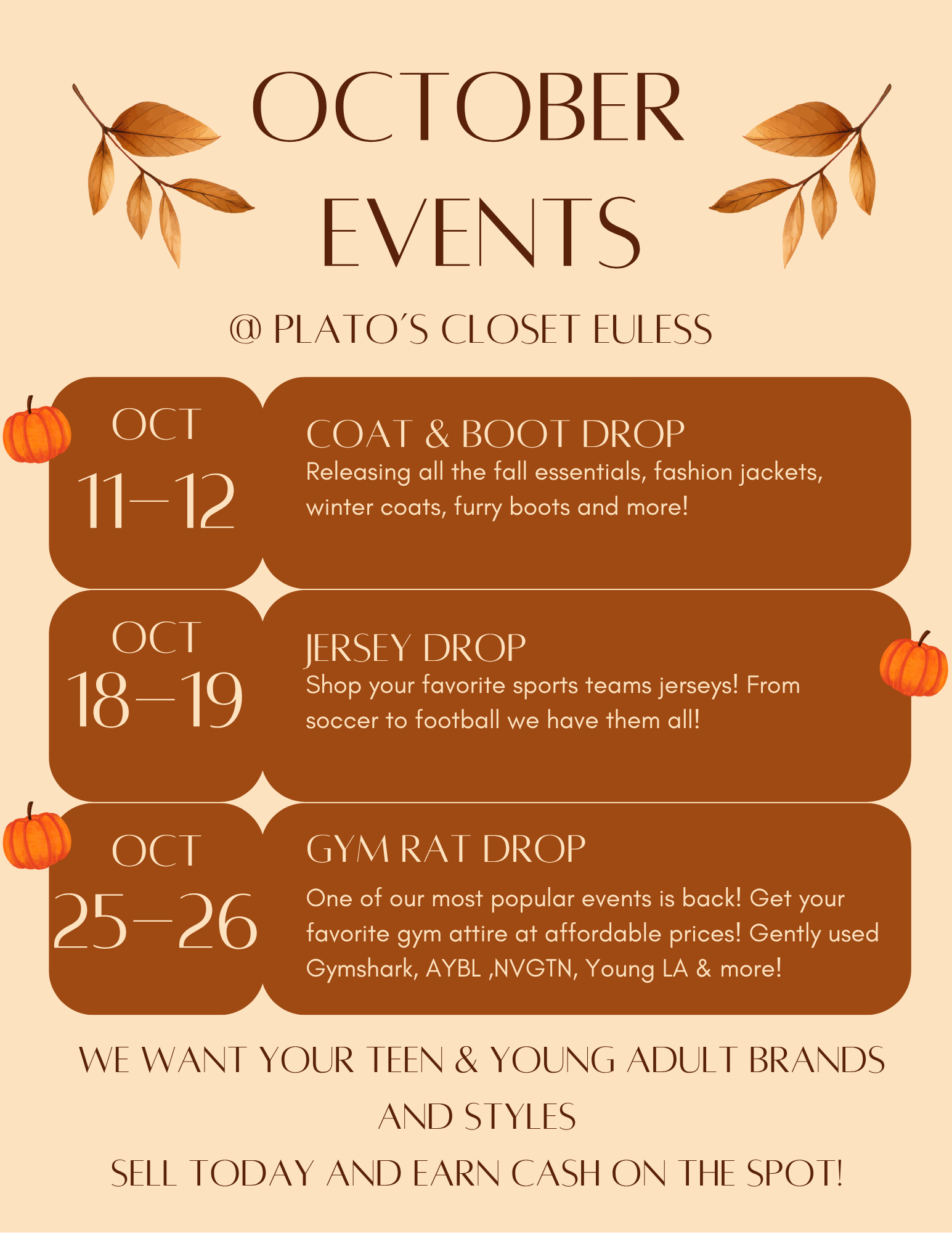 List of october events
